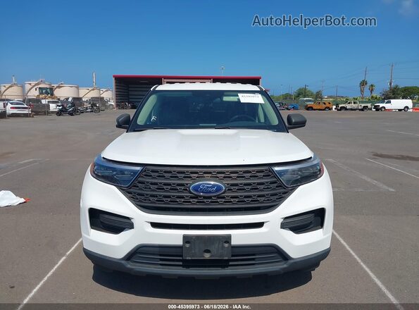 1FMSK7BH8LGC99470 2020 FORD EXPLORER White Vista del cuadro de instrumentos