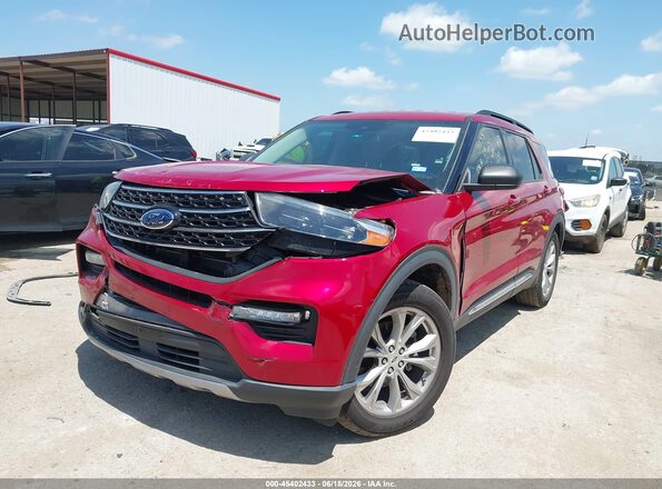 1FMSK7DH0LGA14211 2020 FORD EXPLORER Red Front left