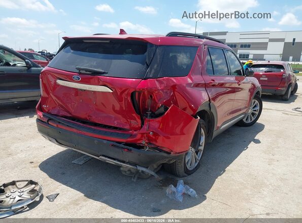 1FMSK7DH0LGA14211 2020 FORD EXPLORER Red Rear right