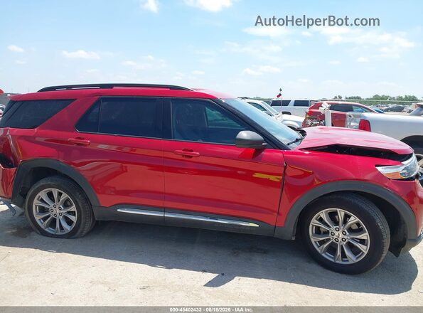 1FMSK7DH0LGA14211 2020 FORD EXPLORER Red Rear interior view