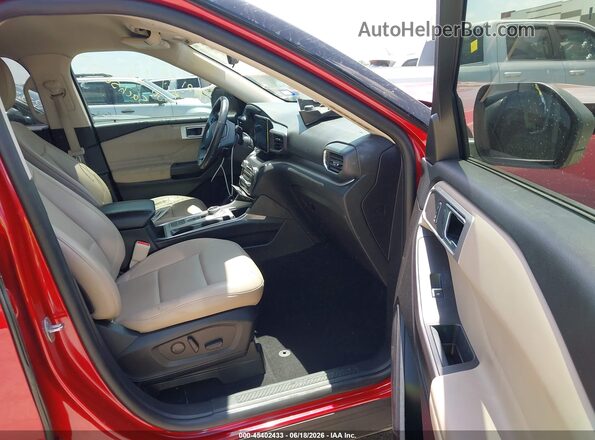 1FMSK7DH0LGA14211 2020 FORD EXPLORER Red Front interior view