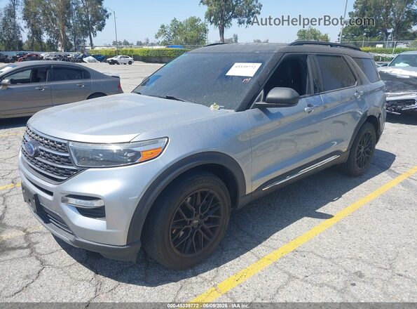 1FMSK7DH0LGA23801 2020 FORD EXPLORER Silver Przód lewy