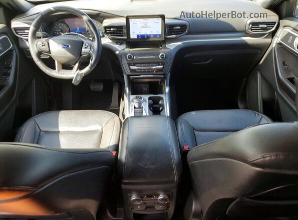 1FMSK7DH0LGB29150 2020 FORD EXPLORER Белый Вид панели приборов