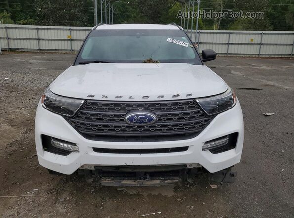 1FMSK7DH0MGA11665 2021 FORD EXPLORER White Դիմացի տեսք