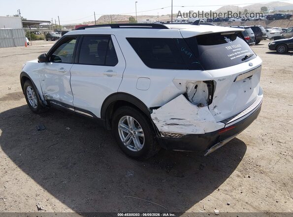 1FMSK7DH0MGA24447 2021 FORD EXPLORER Белый Задняя левая четверть