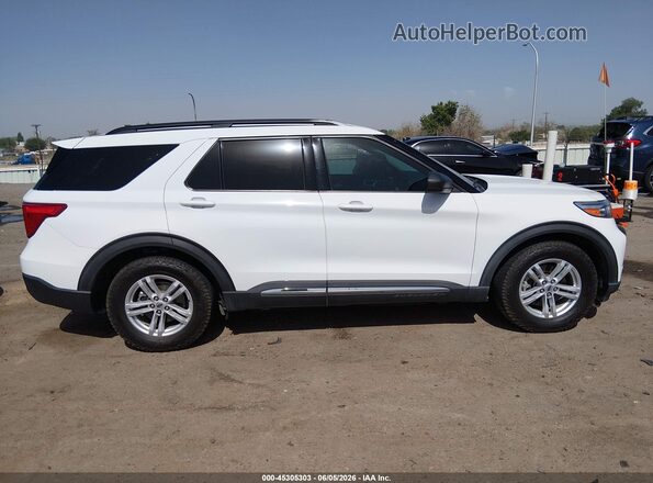1FMSK7DH0MGA24447 2021 FORD EXPLORER Белый Панорамный вид салона 360°