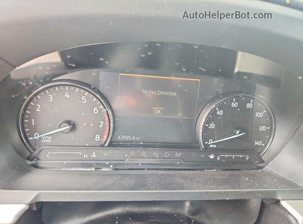 1FMSK7DH0MGB17954 2021 FORD EXPLORER Blue Instrument cluster view