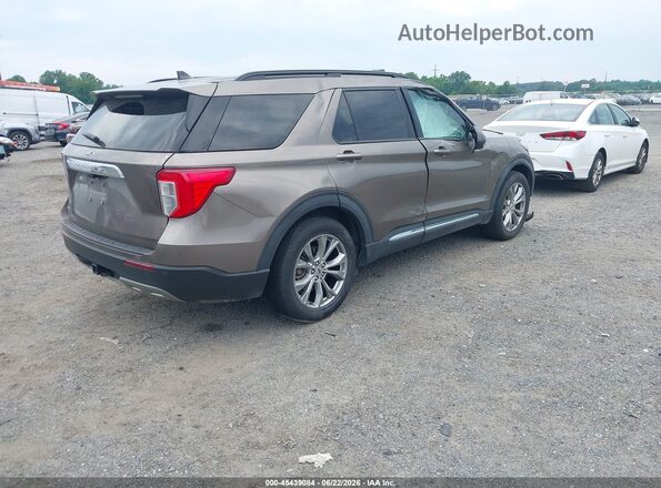 1FMSK7DH0MGB76115 2021 FORD EXPLORER Gold Հետևի աջ