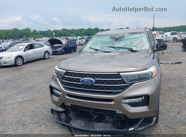 1FMSK7DH0MGB76115 2021 FORD EXPLORER Gold Սարքավորումների վահանակի տեսք