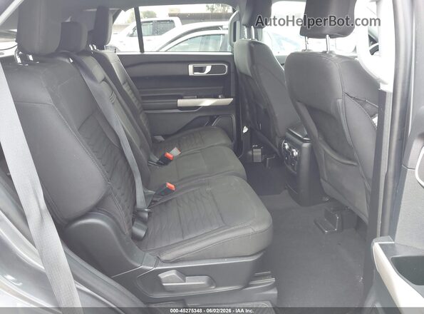 1FMSK7DH0MGC24664 2021 FORD EXPLORER Gray Widok naklejki z numerem VIN