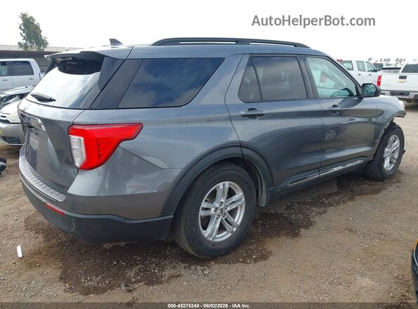1FMSK7DH0MGC24664 2021 FORD EXPLORER Gray Tył prawy