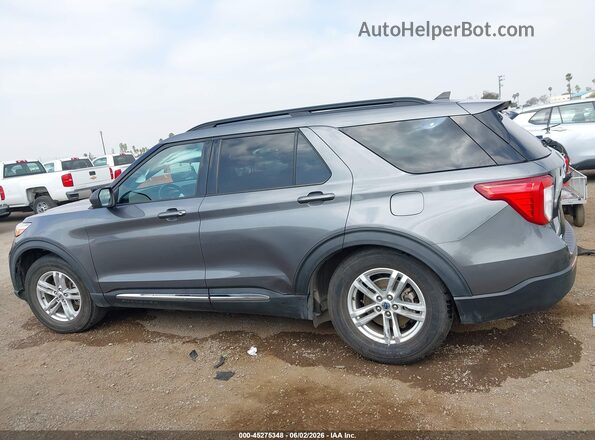 1FMSK7DH0MGC24664 2021 FORD EXPLORER Gray 