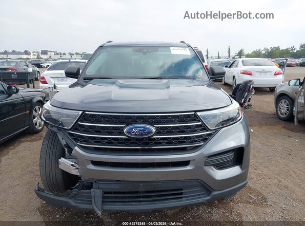 1FMSK7DH0MGC24664 2021 FORD EXPLORER Gray Widok wnętrza z tyłu