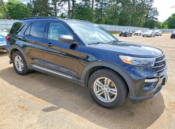 1FMSK7DH0NGA52119 2022 FORD EXPLORER Black Delantero derecho