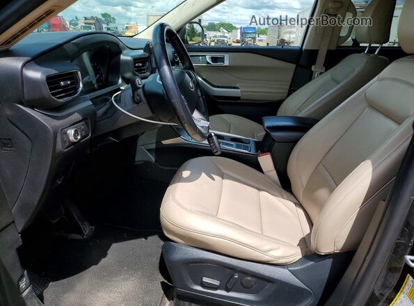 1FMSK7DH0NGA52119 2022 FORD EXPLORER Black Vista interior delantera