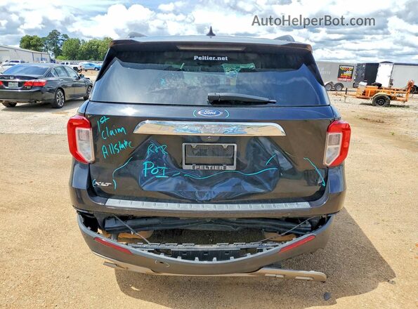 1FMSK7DH0NGA52119 2022 FORD EXPLORER Black Vista trasera