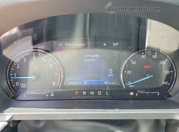 1FMSK7DH0NGA52119 2022 FORD EXPLORER Black Vista del cuadro de instrumentos