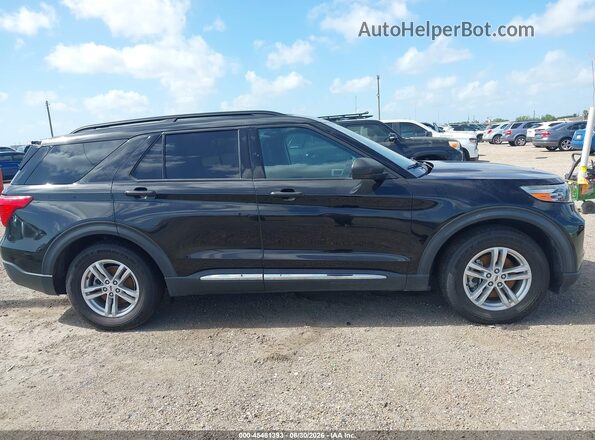 1FMSK7DH0NGB77377 2022 FORD EXPLORER Черный Вид задней части салона