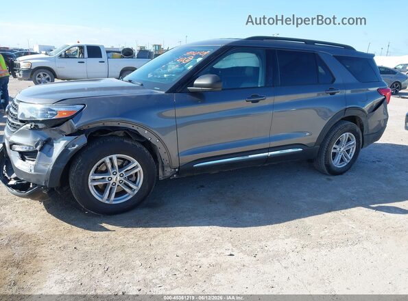 1FMSK7DH0PGB19112 2023 FORD EXPLORER Серый Передняя левая четверть