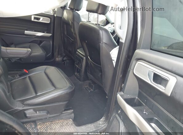 1FMSK7DH0PGC09618 2023 FORD EXPLORER Black Widok naklejki z numerem VIN