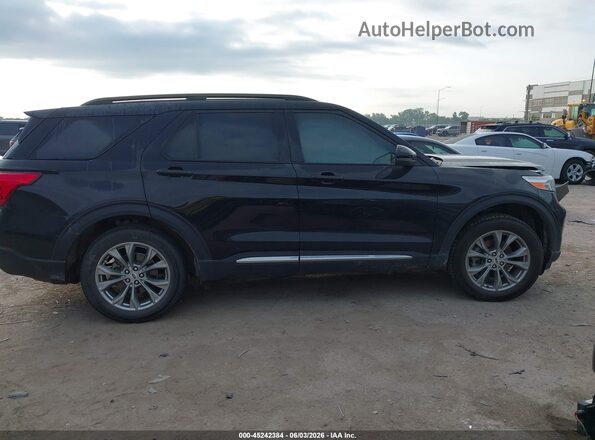 1FMSK7DH0PGC09618 2023 FORD EXPLORER Black Widok wnętrza z tyłu