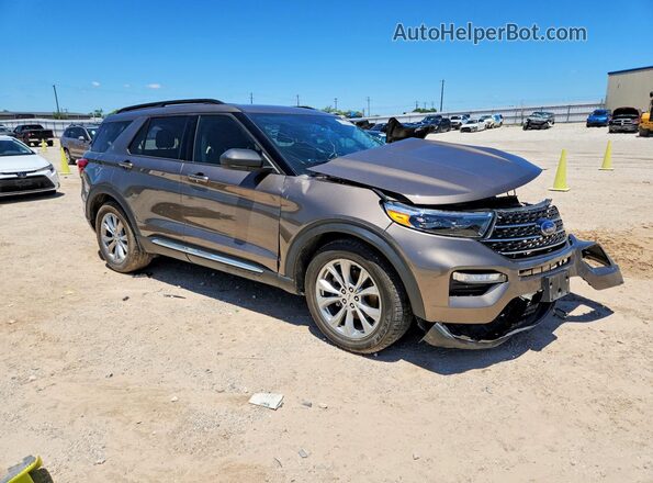 1FMSK7DH1MGA30399 2021 FORD EXPLORER Gray 