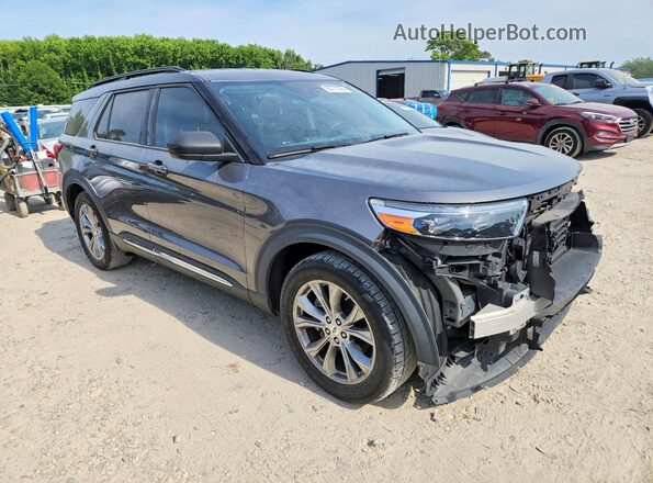 1FMSK7DH1MGA81630 2021 FORD EXPLORER Gray Առջևի աջ