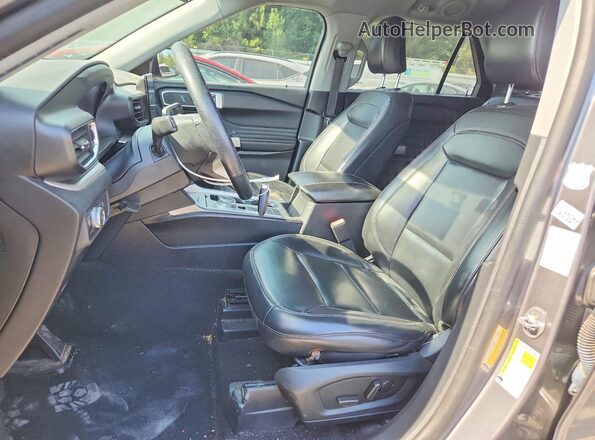 1FMSK7DH1MGA81630 2021 FORD EXPLORER Gray Սալոնի դիմացի տեսք