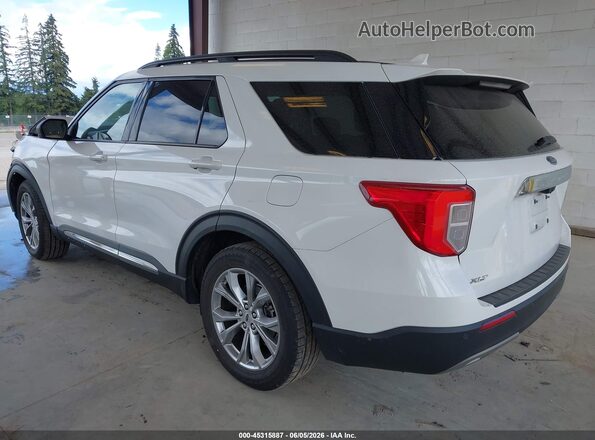 1FMSK7DH1MGC13706 2021 FORD EXPLORER White Задня ліва чверть