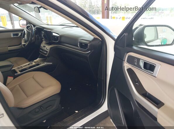 1FMSK7DH1MGC13706 2021 FORD EXPLORER White Вид салону спереду