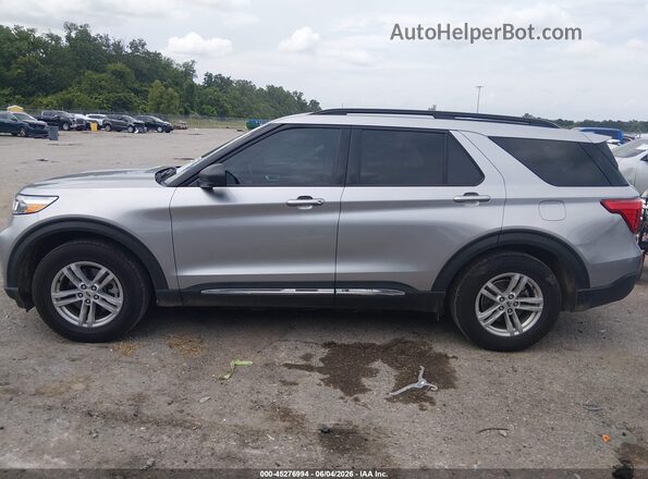 1FMSK7DH1MGC51579 2021 FORD EXPLORER Silver Սալոնի 360 աստիճան տեսք