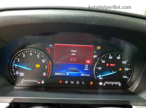 1FMSK7DH1RGA41734 2024 FORD EXPLORER Silver Instrument cluster view