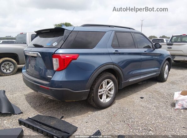 1FMSK7DH2LGB38965 2020 FORD EXPLORER Blue უკანა მარჯვენა