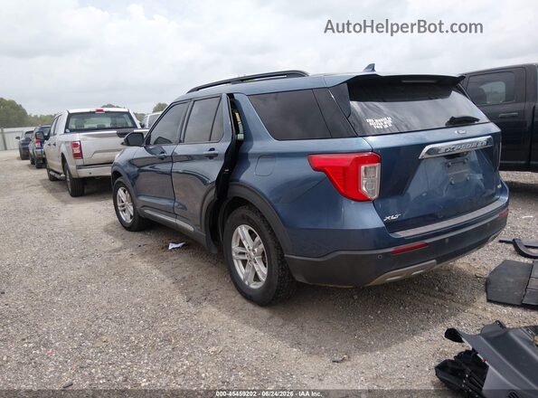 1FMSK7DH2LGB38965 2020 FORD EXPLORER Blue უკანა მარცხენა