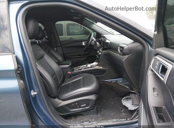 1FMSK7DH2LGB38965 2020 FORD EXPLORER Blue წინა სალონის ხედი