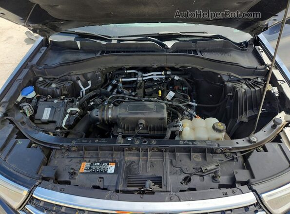 1FMSK7DH2MGA70605 2021 FORD EXPLORER Blue ძრავის განყოფილების ხედი