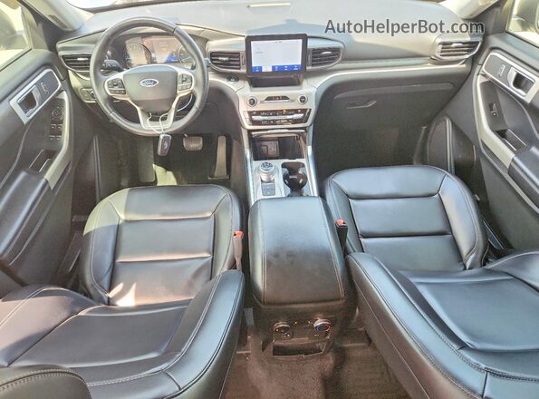 1FMSK7DH2MGA70605 2021 FORD EXPLORER Blue წინა პანელის ხედი