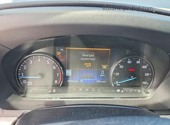 1FMSK7DH2MGA70605 2021 FORD EXPLORER Blue ხელსაწყოთა პანელის ხედი