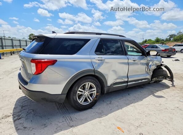 1FMSK7DH2MGC16484 2021 FORD EXPLORER Silver 