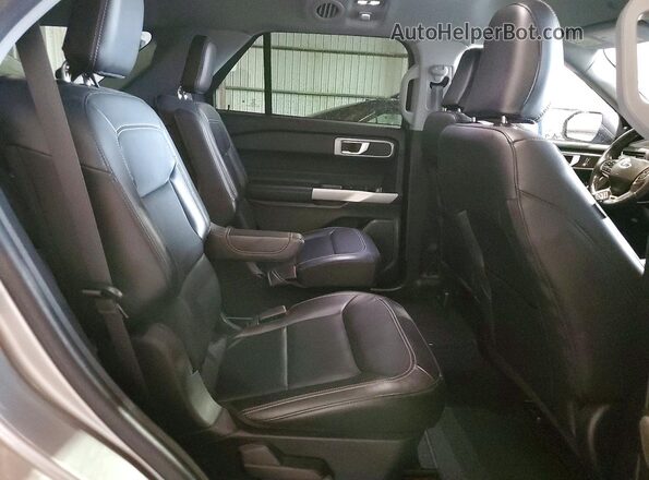 1FMSK7DH2MGC50084 2021 FORD EXPLORER Gray Rear interior view