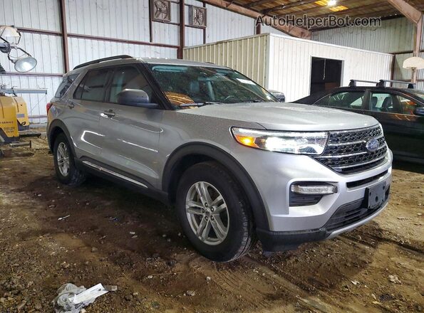1FMSK7DH2MGC50084 2021 FORD EXPLORER Gray Front right