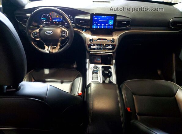 1FMSK7DH2MGC50084 2021 FORD EXPLORER Gray Dashboard view