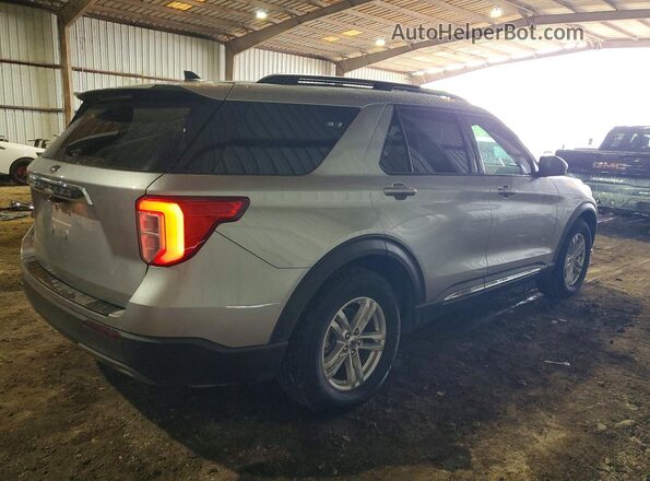 1FMSK7DH2MGC50084 2021 FORD EXPLORER Gray Rear right