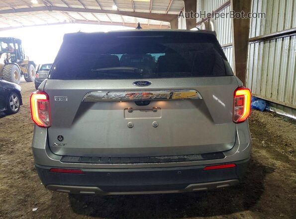 1FMSK7DH2MGC50084 2021 FORD EXPLORER Gray Rear view