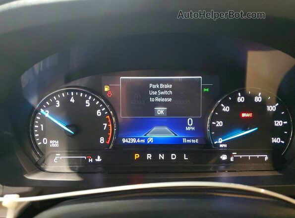 1FMSK7DH2MGC50084 2021 FORD EXPLORER Gray Instrument cluster view