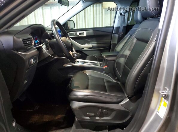 1FMSK7DH2MGC50084 2021 FORD EXPLORER Gray Front interior view