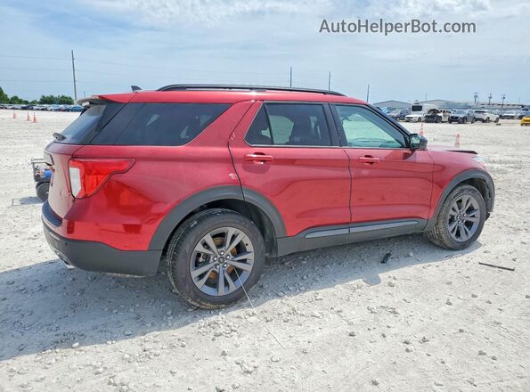 1FMSK7DH2NGA24516 2022 FORD EXPLORER Red Rear right