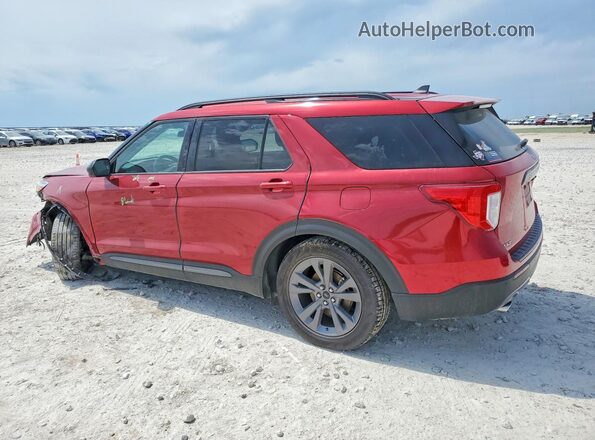 1FMSK7DH2NGA24516 2022 FORD EXPLORER Red Rear left