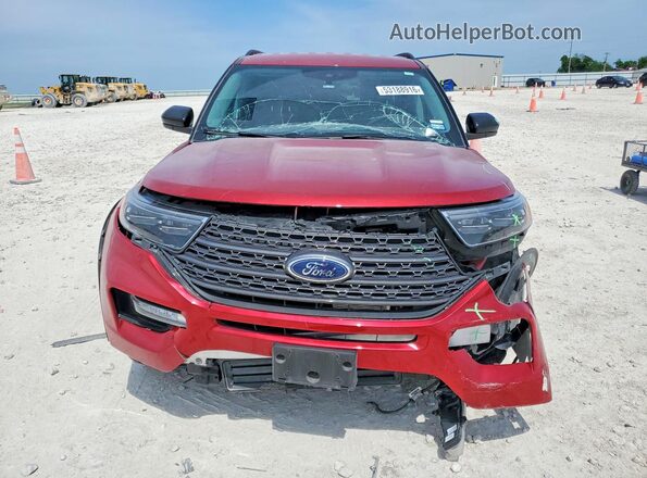 1FMSK7DH2NGA24516 2022 FORD EXPLORER Red Front view