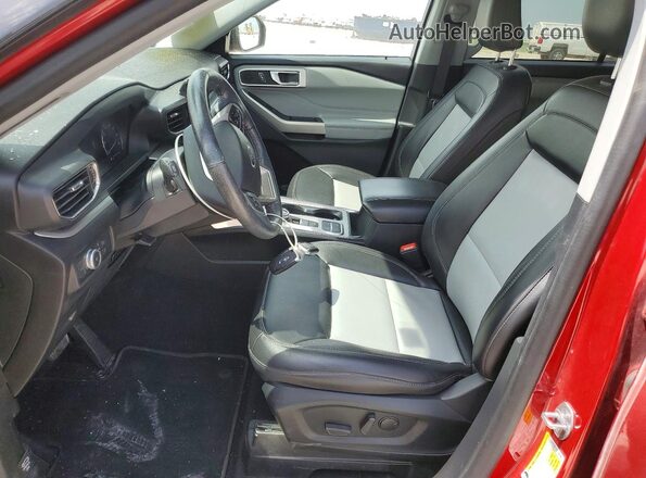 1FMSK7DH2NGA24516 2022 FORD EXPLORER Red Front interior view